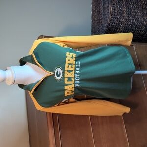 GREEN BAY PACKER NFL TEAM Apparel quarter zip long sleeve